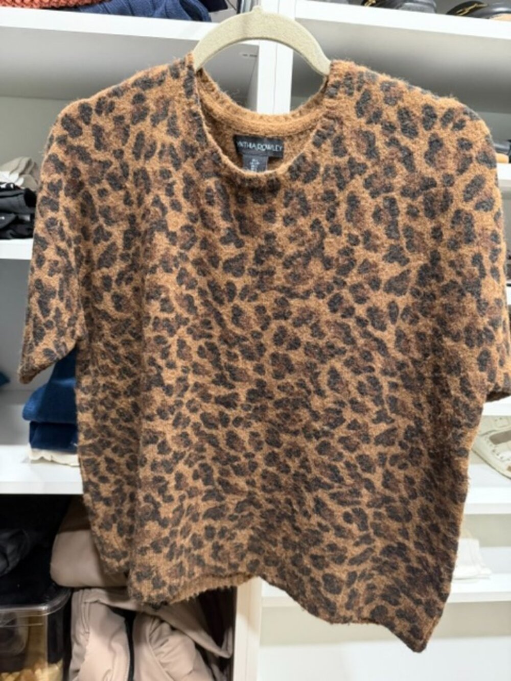Cynthia Rowley leopard sweater